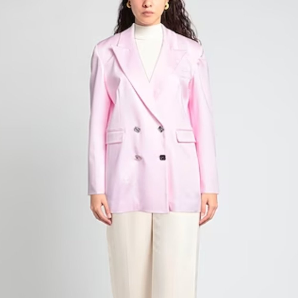 GAeLLE Paris Pink Blazer Suit Jacket Double Breasted - Picture 2 of 9